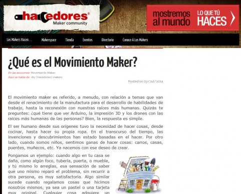 Qu es el movimiento Maker?