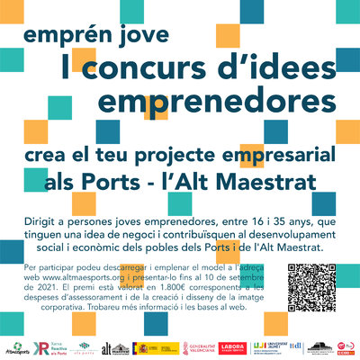 Concurs Empren Jove Els Ports Alt Maestrat