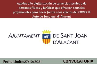 Ayudas a la digitalizacin Ayto San Joan dAlacant