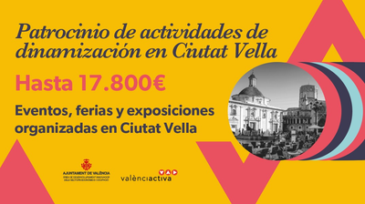 Bases de la convocatoria "Ayudas a los sectores económicos de Ciutat Vella 2021"