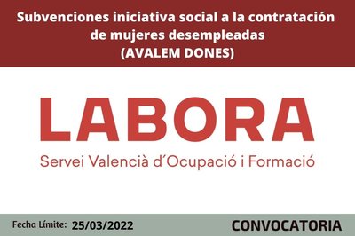 Ayudas AVALEM DONES 2022 LABORA