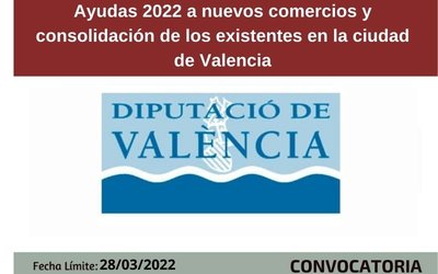 Bases reguladoras ayudas 2022 a nuevos comercios