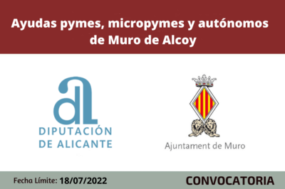 Ayudas minimizar impacto econ�mico Covid en pymes y aut�nomos de Muro