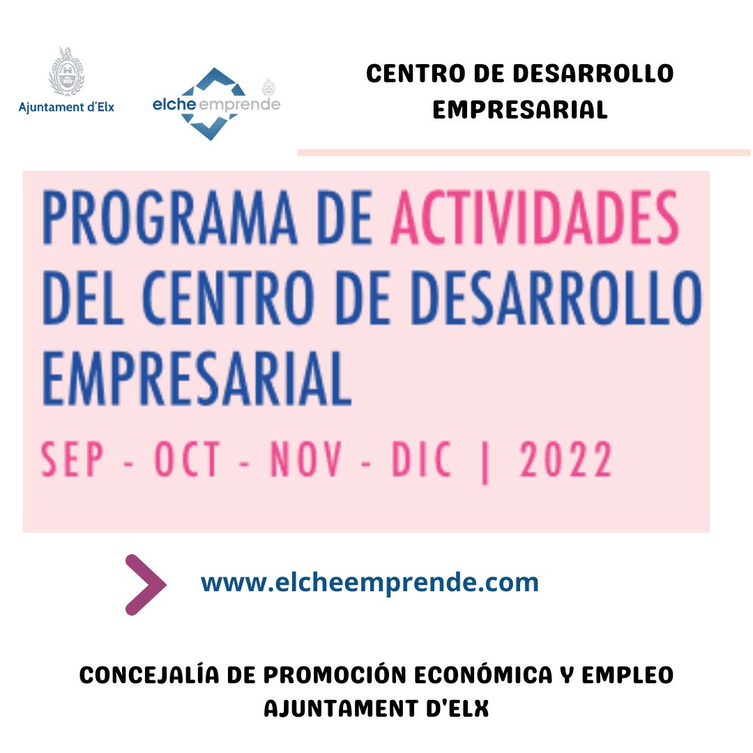 programa actividades centro de desarrollo empresarial