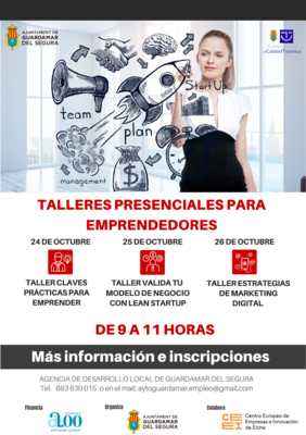 Talleres para emprendedores Guardamar del Segura