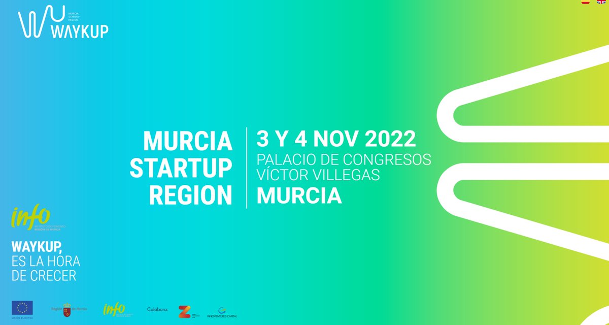 II edición Waykup Murcia Startup Region - 3 y 4 de noviembre
