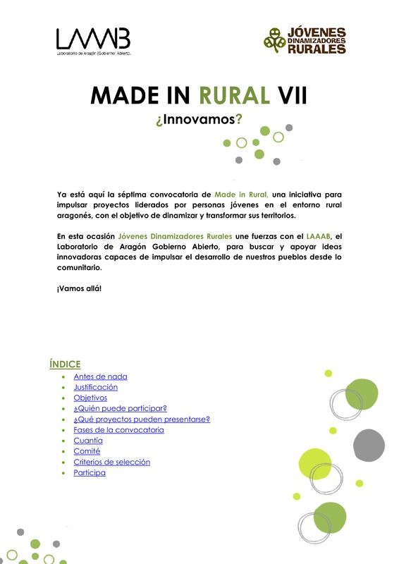 Bases MADE IN RURAL 7