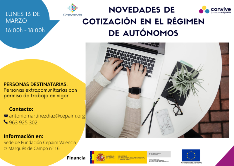 NOVEDADES DE COTIZACIÓN EN EL RÉGIMEN DE AUTÓNOMOS