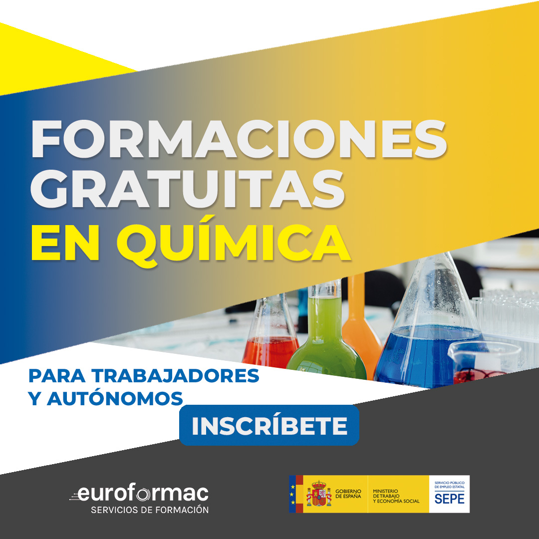 Cursos gratuitos para ocupados de Qumica en toda Espaa