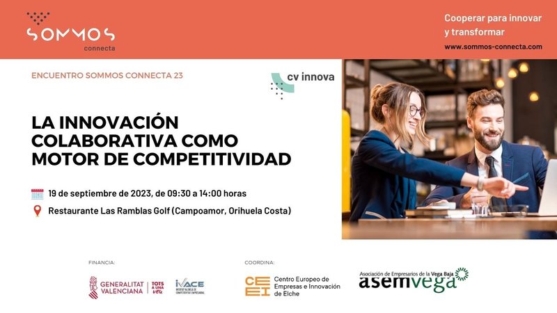 CEEI y ASEMVEGA te invitan a la jornada "La innovación colaborativa como motor de competitividad"