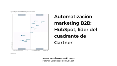 HubSpot, lder del cuadrante de Gartner