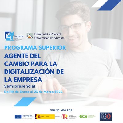 Programa superior Agente del Cambio para la digitalización de la empresa en Alicante