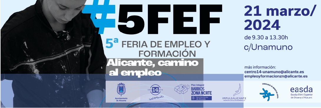 5 Feria de empleo y formacin de la ciudad de Alicante