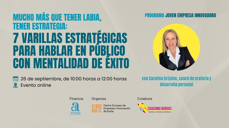 Aprende a hablar en público y mejora la comunicación de tu empresa en este webinar