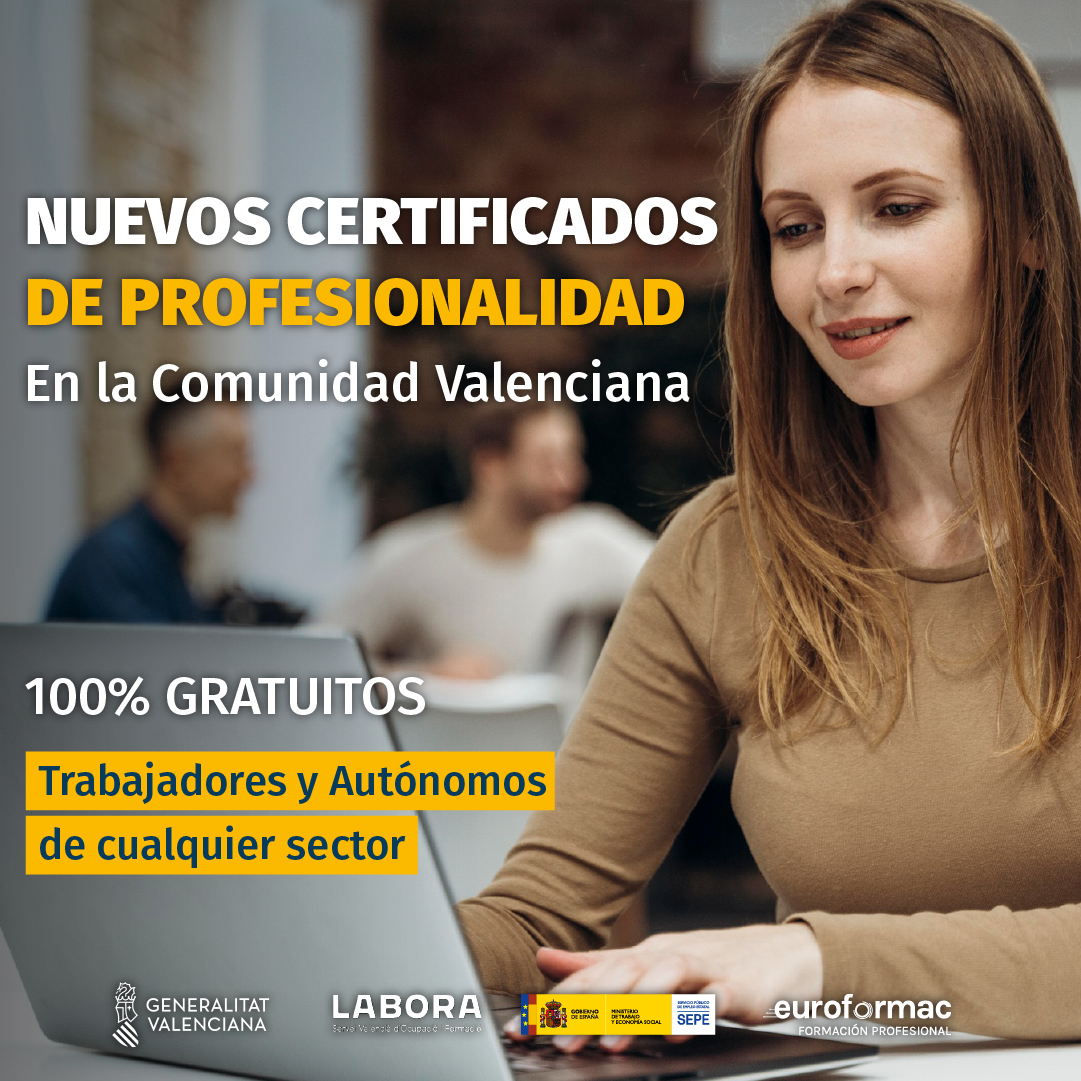 Certificados de profesionalidad para trabajadores y aut�nomos Intersectorial