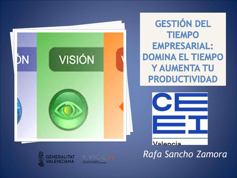 Presentacin "Gestin del tiempo empresarial: domina el tiempo y aumenta tu productividad"