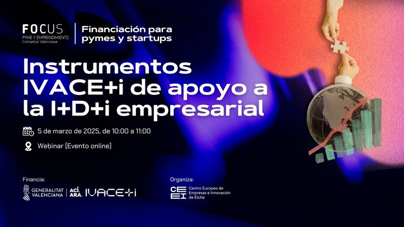 Descubre las ayudas de IVACE+i para la financiacin de pymes y startups en este webinar