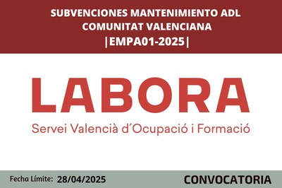 EMPA01-2025 Ayudas para financiar el mantenimiento de los ADLs CV
