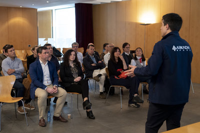 Francho García, en el Coffee Time del Club de Inversión
