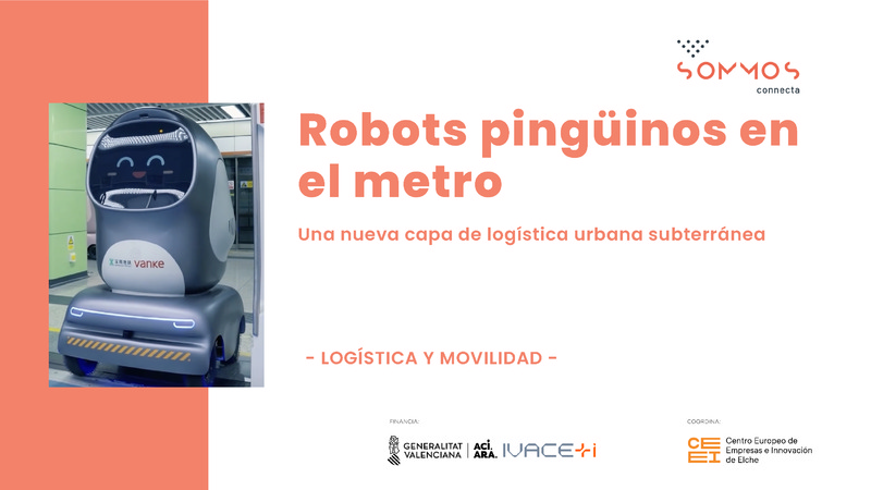 Robots pingüinos en el metro (Portada)