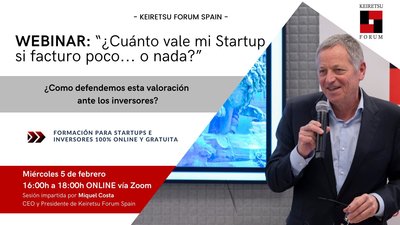 Webinar "Cu�nto vale mi Startup si facturo poco... o nada?"