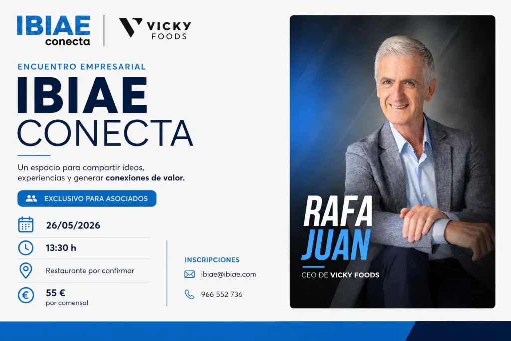 IBIAE Conecta con Rafa Juan, CEO de Vicky Foods