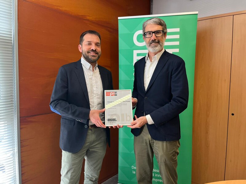 La firma Tekinn obtiene el sello de empresa innovadora de la mano de CEEI Castell�n