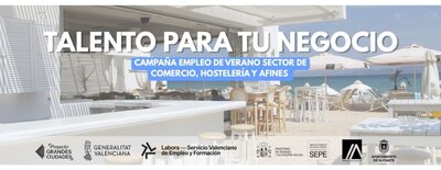 “Talento para tu negocio”: campaña de empleo de verano para comercio, hostelería y afines.