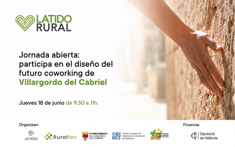 Jornada abierta: participa en el dise�o del futuro coworking de Villargordo de Cabriel
