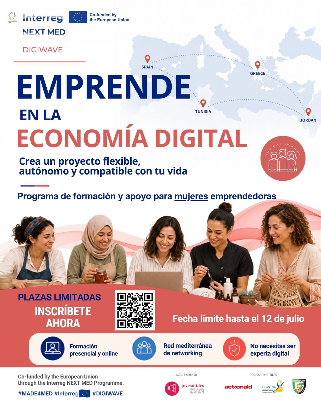 DIGIWAVE abre inscripciones para mujeres emprendedoras que quieren fortalecer su emprendimiento con herramientas digitales