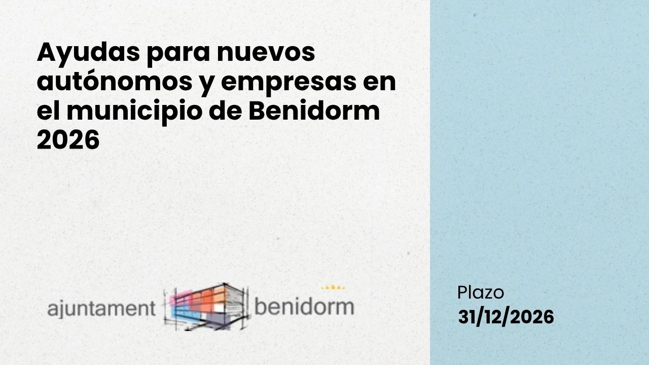ayudas benidorm