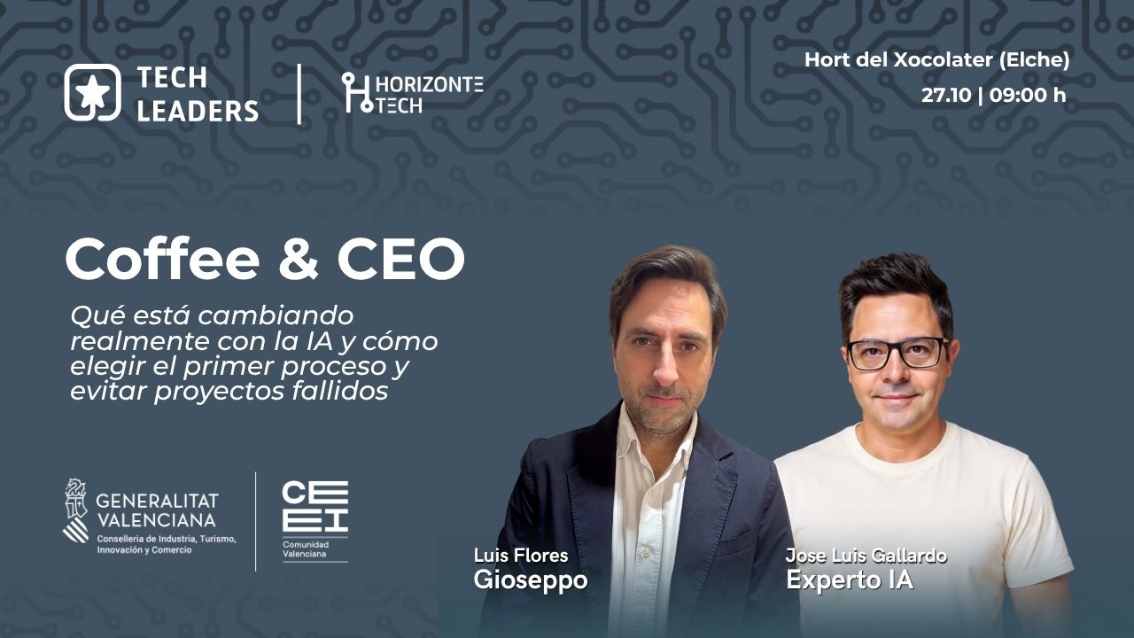 Coffee & CEO con Luis Flores y José Luis Gallardo