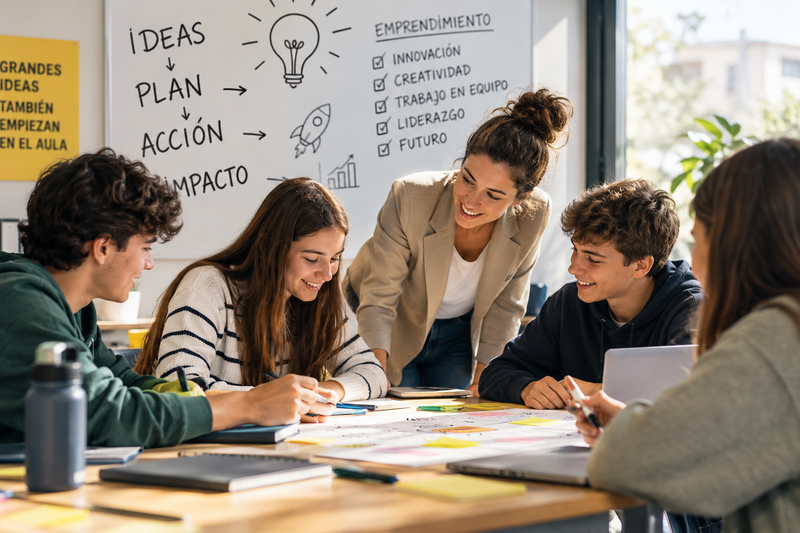 5 razones por las que enseñar emprendimiento es preparar a los jóvenes para lo que viene
