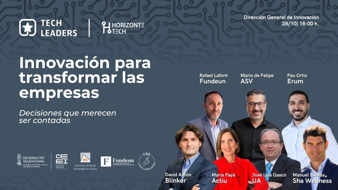 Jornada Tech Leaders. Innovación para transformar las empresas