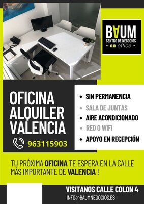 ALQUILER OFICINA VALENCIA