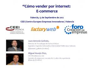 Cmo vender por Internet: E-Commerce 