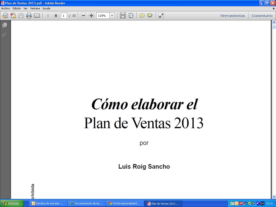 Plan de ventas