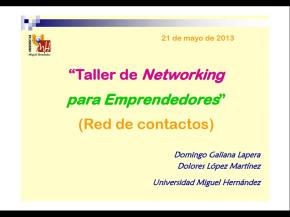 Portad ponencia networking taller 1