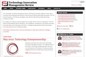 Technology Innovation Management Review