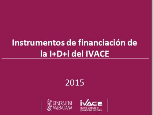 Instrumentos de financiacin de la I+D+i del IVACE
