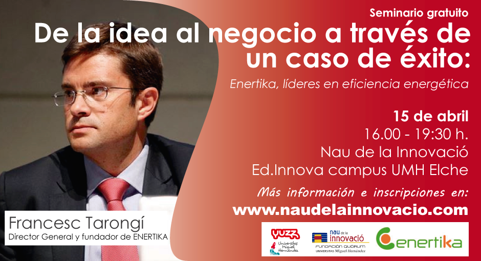 Francesc Tarongí en la Nau de la Innovació UMH