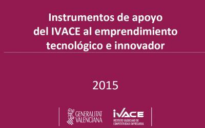 Instrumentos de apoyo del IVACE al emprendimiento tecnolgico e innovador