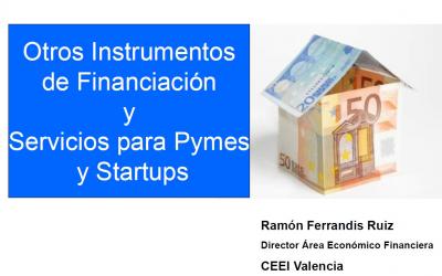 Otros Instrumentos de Financiacin y Servicios para Pymes y Startups








