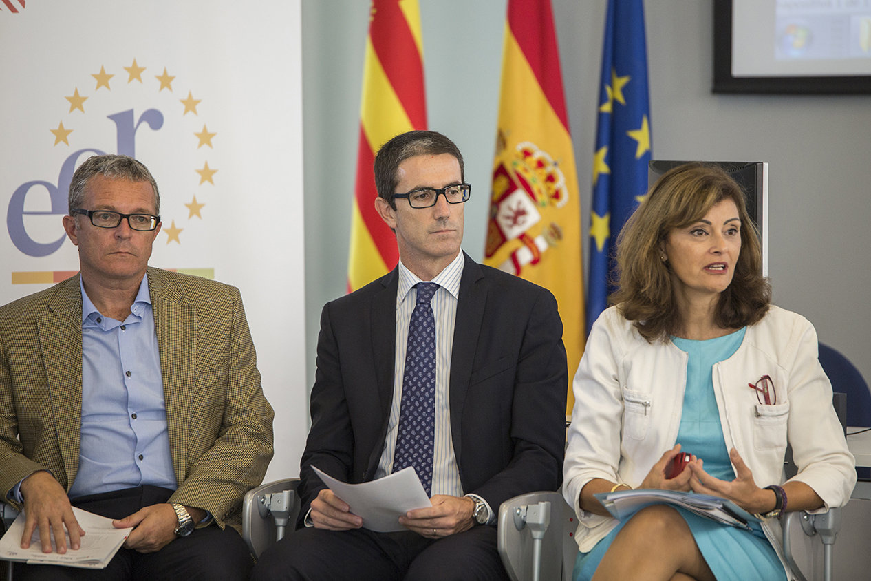 Enric Roig , Justo Velln, Ana Botella en el Comit de Programacin del DPECV2015