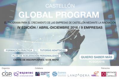 Bases de la convocatoria Castell�n Global Program