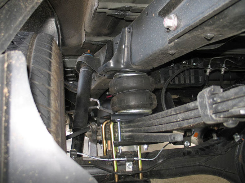 Suspension neumatica instalada