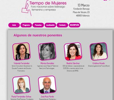 Programa foro mujeres