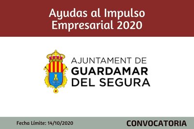 Ayudas al impulso Empresarial 2020 del Ayuntamiento de Guardamar del Segura