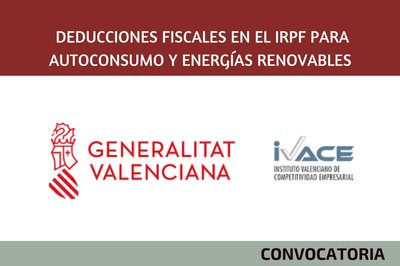 Deducciones fiscales en el IRPF para autoconsumo y energas renovables
