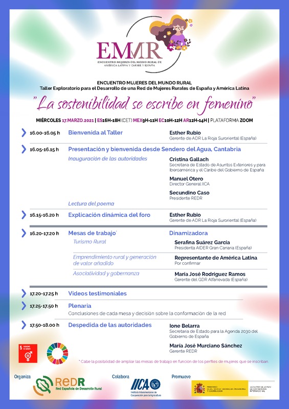 Programa del evento